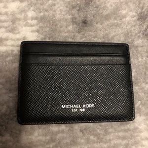 Michael Kors cardholder black leather